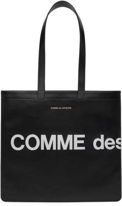 Shop Comme Des Garçons Black Huge Logo Tote
