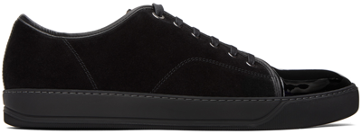 Shop Lanvin Black Dbb1 Sneakers In 1010 Black/black