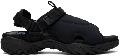 Shop Mcq By Alexander Mcqueen Black L11 Sandals In 1000 Black
