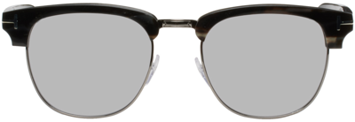 Shop Tom Ford Black Beatrix Sunglasses In Shiny Black / Smoke