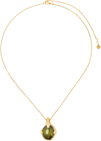 Shop Alan Crocetti Gold Mystic Necklace In Gold Vermeil