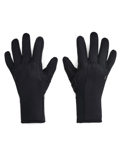 Shop Under Armour Ua Storm Fleece Gloves In Black