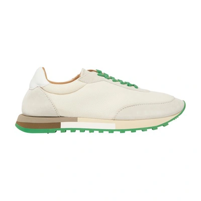 Shop The Row Owen Sneakers In Ivory Green