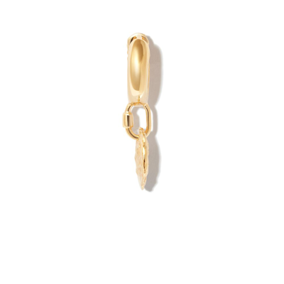 Shop Maria Black Gold-plated Avani 9 Hoop Earring