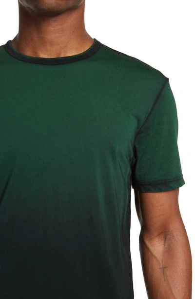 Shop Cotton Citizen Classic Crewneck T-shirt In Deep Moss Fade