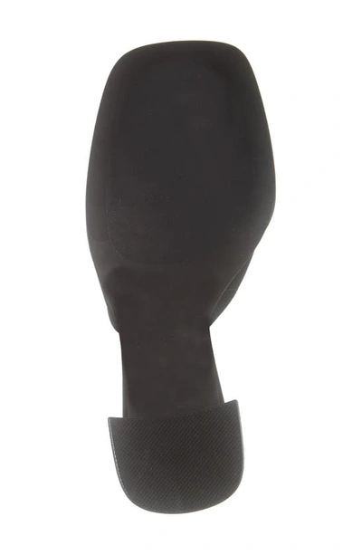 Jeffrey Campbell Ninety Platform Sandal In Black Faille