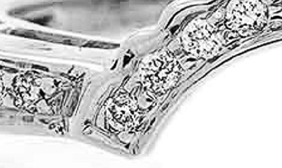 Sethi Couture True Romance Contour Band Ring In White Gold/ Diamond