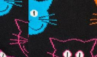 Happy Socks Assorted 2-pack Classic Cat Cotton Blend Crew Socks In Asst