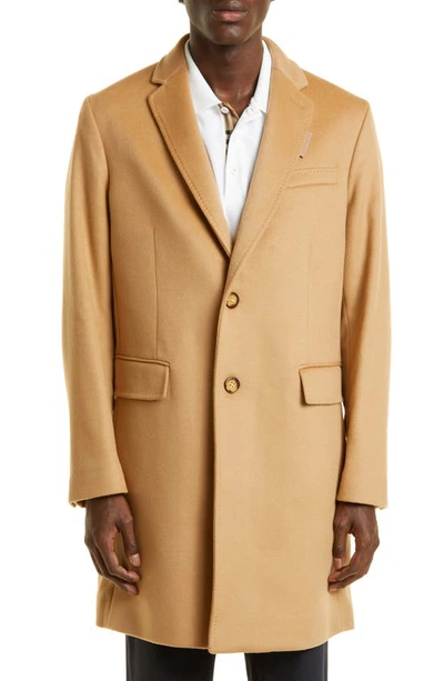 Shop Burberry Callen Wool & Cashmere Coat In Camel