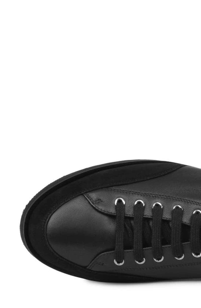 Shop Amalfi By Rangoni Erik Wedge Sneaker In Black Prmsft Blk Cshmre
