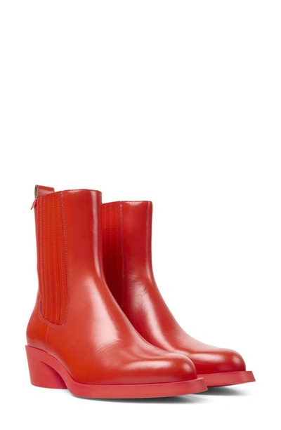 Shop Camper Bonnie Chelsea Boot In Bright Red