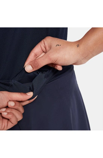 Nike Women's Club Skirt Short Tennis Skirt In Obsidian/ Obsidian