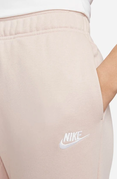 Shop Nike Sportswear Club Fleece Joggers In Pink Oxford/ White