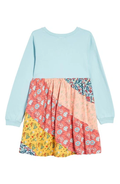 Shop Peek Aren't You Curious Kids' Mixed Print Knit Dress In Multi