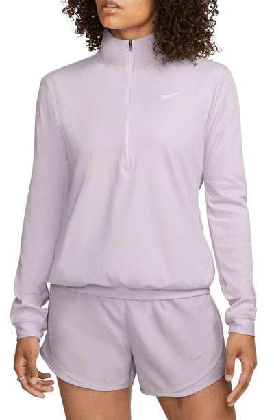 Shop Nike Element Half Zip Pullover In Doll/ Barely Grape