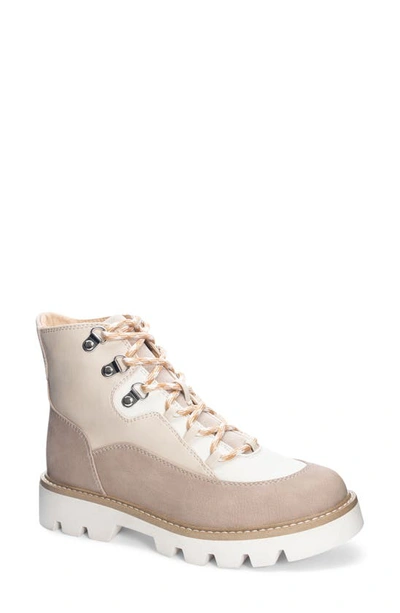 Shop Chinese Laundry Pfeiffer Lug Sole Bootie In Cream Multi