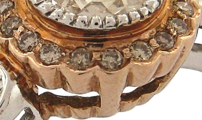 Sethi Couture True Romance Champagne Diamond Ring In Rose Gold/ Diamond