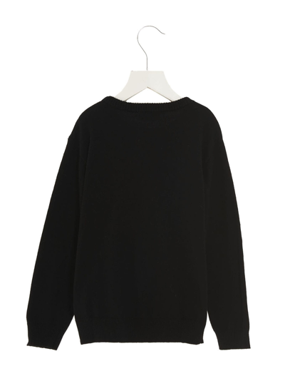 Shop Moschino Bear Sweater In Black