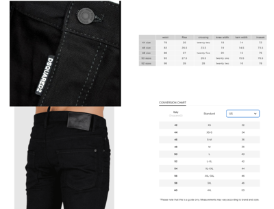 Pre-owned Dsquared2 Jeans 6 5/16in Skater Bull Cotton Denim Pants Jeans Trousers In Black