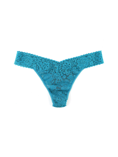 Shop Hanky Panky Daily Lace™ Original Rise Thong In Multicolor