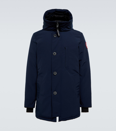 Shop Canada Goose Chateau Down Parka In Atlantic Navy