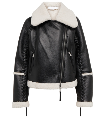 Shop Jonathan Simkhai Corrine Faux Leather Jacket In Black Multi