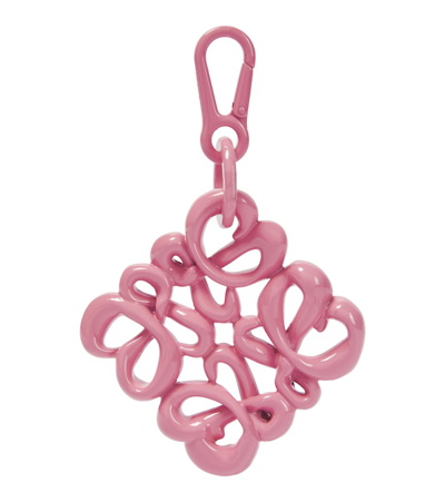 Shop Loewe Inflated Anagram Charm In Cotton Candy