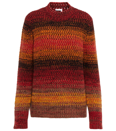 Shop Chloé Mélange Cashmere Sweater In Multicoloured