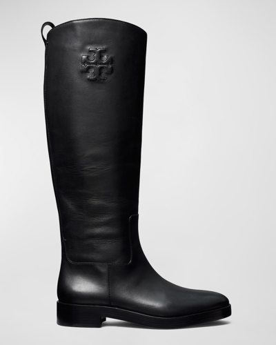 Shop Tory Burch The Riding Boots In Perfect Black