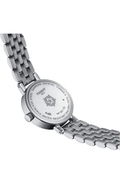 Shop Tissot Lovely Round Bracelet Watch, 19.5mm In Grey