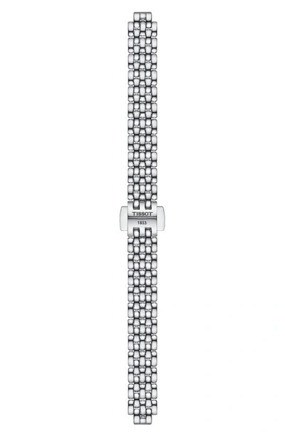 Shop Tissot Lovely Round Bracelet Watch, 19.5mm In Grey