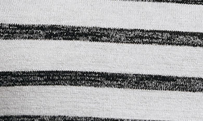 Shop Rag & Bone Stripe Knit T-shirt In Grey Multi