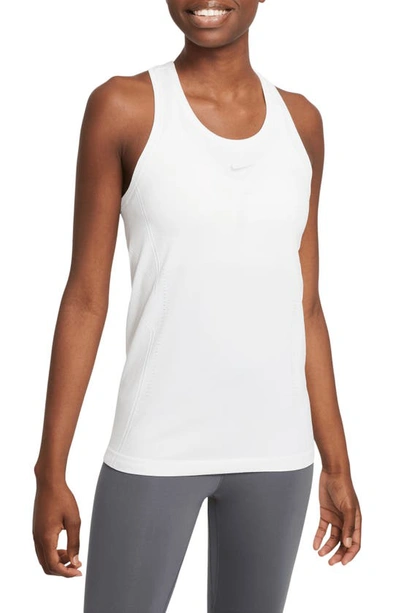 Shop Nike Advantage Dri-fit Racerback Tennis Tank In White