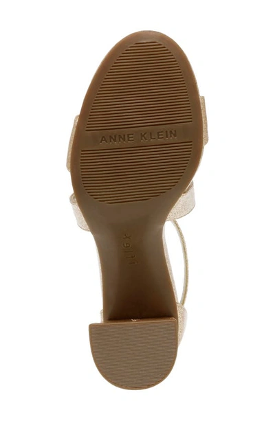 Shop Anne Klein Armaretta Strappy Sandal In Gold