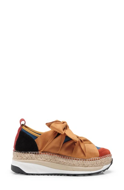 Shop Free People Chapmin Espadrille Sneaker In Rust