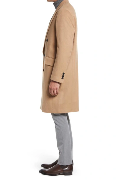 Shop Cardinal Of Canada Thomas Wool & Cashmere Over Coat In Camel