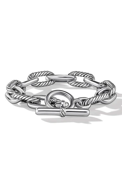 Shop David Yurman Madison® Toggle Chain Bracelet, 11mm In Sterling Silver