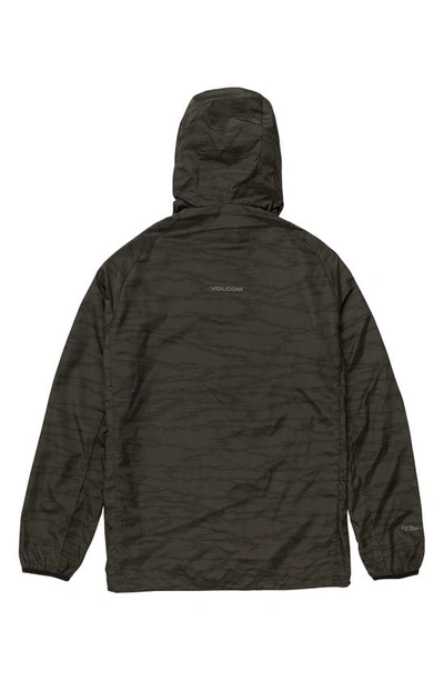 Shop Volcom Stone Light Hooded Jacket In Camouflage