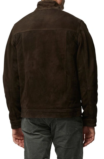 Rodd & Gunn Anchorite Suede Jacket In Carob