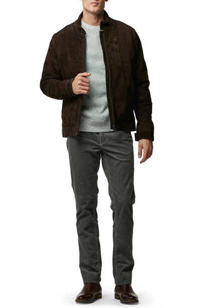 Shop Rodd & Gunn Anchorite Suede Jacket In Carob