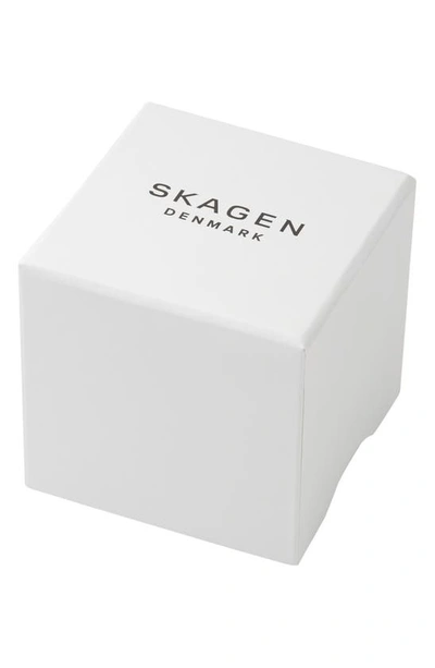Shop Skagen Ancher Two-tone Bracelet Watch, 40mm In Silver/ Gold 2-tone