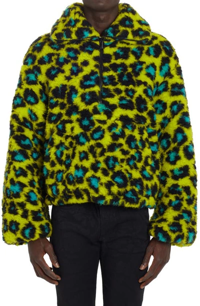 Versace Half-zip Animal Print Jacket | ModeSens