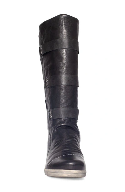 Shop Cloud Akiko Wool Lined Boot In Black Velvet