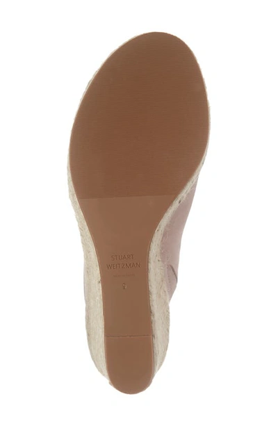 Shop Stuart Weitzman Marabella Slide Espadrille Sandal In Dolce Suede