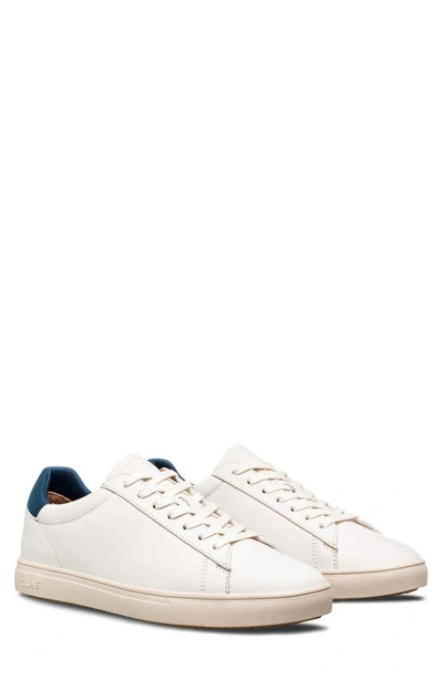Shop Clae Bradley Sneaker In Off-white Leather Ocean