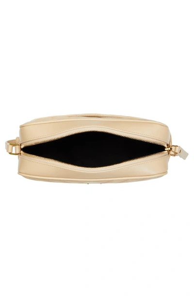 Shop Saint Laurent Lou Matelassé Leather Camera Bag In Avorio/gold