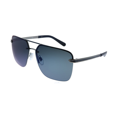 Shop Bvlgari Bv 5054 103/w6 Unisex Rectangle Sunglasses In Grey