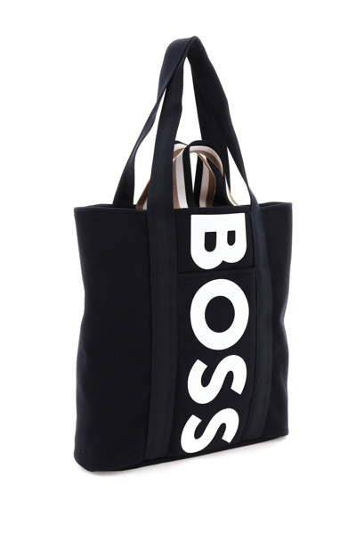 Hugo Boss Tote Bags Boss Women In Blue | ModeSens