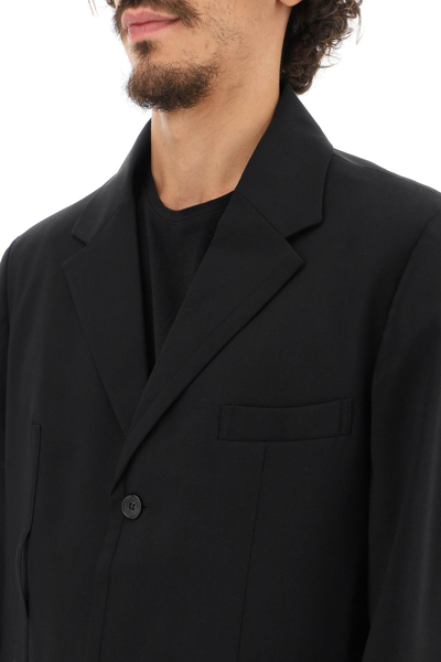 Shop Jacquemus 'la Veste Bacio' Blazer In Black
