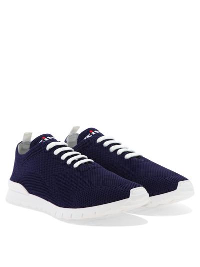 Shop Kiton Men's Blue Other Materials Sneakers